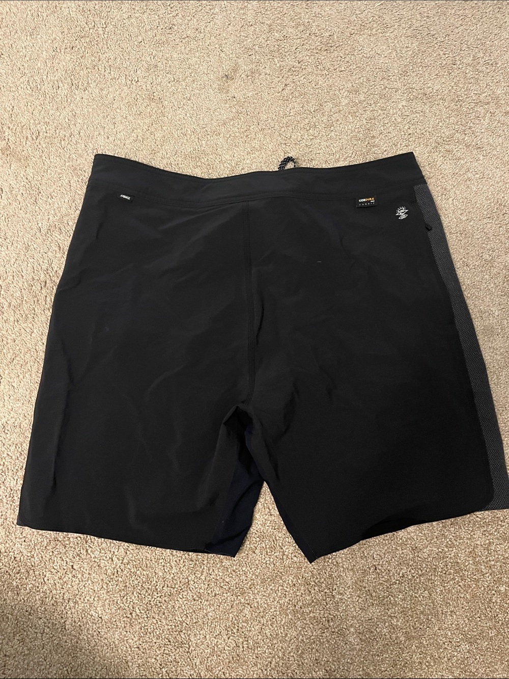 Rip Curl Black Men's Board Shorts with Subtle Side Panels 38 - Picture 5 of 7